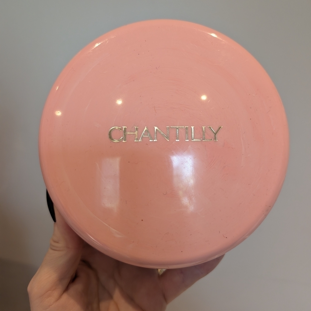 Pink Chantilly Powder Puff Case